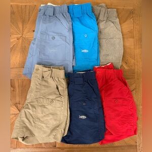 AFTCO size 28 Set - Red, Teal, Gray, Light Blue, Navy, Khaki